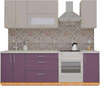 Кухня ВерсоМебель ВерсоЛайн 2-1.8 (кашемир/виола) картинка