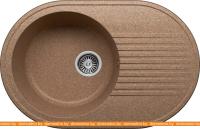 Кухонная мойка Polygran F-16 (терракот) картинка