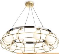 Подвесная люстра Maytoni Carcass MOD312PL-10GCH картинка