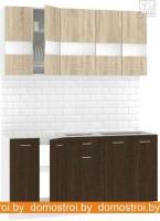 Кухня Кортекс-мебель Корнелия Экстра 1.6 без столешницы (дуб сонома/венге) картинка