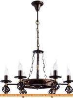 Подвесная люстра Arte Lamp Cartwheel A4550LM-6CK картинка