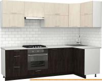 Кухня S-Company Клео крафт 1.2x2.6 правая (угольный камень/шелковый камень) картинка