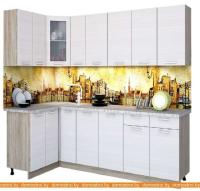 Кухня Интерлиния Мила 12x25 (вудлайн кремовый) картинка