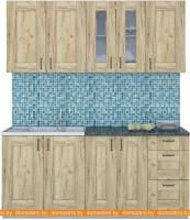 Кухня Интерлиния Мила Хольц 17 (дуб золотой) картинка