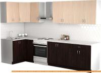Кухня S-Company Клео лайт 1.2x2.6 левая (венге/дуб молочный) картинка