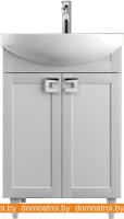 Тумба Аква Родос Вудмикс 65 new ОР0003350 под умывальник Nova 65 (белый) картинка
