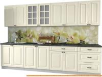 Кухня Интерлиния Мила Деко 3.0 Б (слоновая кость/кастилло темный) картинка