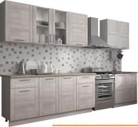 Кухня ЭлиГард Виктория рамка 2.6 (сосна каньон/сосна каньон/кашемир) картинка