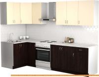Кухня S-Company Клео лайт 1.2x2.3 левая (венге магия/песочный) картинка