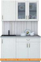 Кухня Интерлиния Мила Крафт 1.3А (дуб полярный) картинка