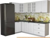 Кухня Интерлиния Мила Деко 1.2x2.5 (белый/кастилло темный) картинка