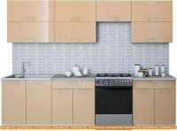 Кухня Интерлиния Мила Gloss 60-28 (капучино) картинка