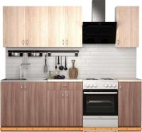 Кухня S-Company Клео лайт 1.8 (ясень шимо темный/ясень шимо светлый) картинка