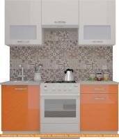 Кухня ВерсоМебель ЭкоЛайт-5 1.6 (белый/манго) картинка