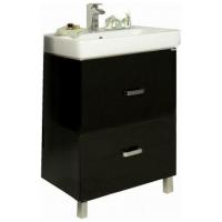 Тумба под умывальник Акватон Америна 80н черная картинка