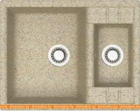 Кухонная мойка Elmar M-08M (песочный Q5) картинка
