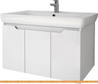 Тумба под умывальник Dreja Q (D) 80 99.1003 (белый глянец) картинка