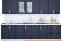 Кухня Интерлиния Мила Крафт 3.0А (дуб королевский) картинка