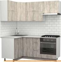 Кухня S-Company Клео крафт 1.2x1.9 левая (артвуд темный/артвуд светлый) картинка