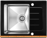 Кухонная мойка ZorG X-6250 (черный) картинка