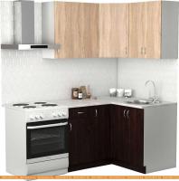 Кухня S-Company Клео лайт 1.2x1.3 правая (венге/дуб сонома) картинка