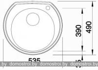 Кухонная мойка Blanco Rondoval 525319 картинка