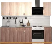 Кухня S-Company Клео лайт 2.0 (ясень шимо темный/ясень шимо светлый) картинка