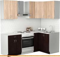 Кухня S-Company Клео лайт 1.2x1.5 правая (венге/дуб сонома) картинка