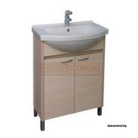 Тумба Aquanet Донна 60 с умывальником БАЛТИКА Светлый дуб картинка