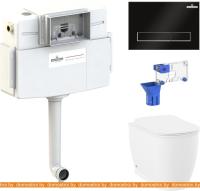 Унитаз Lavinia Boho Relfix Bell Pro 5 в 1 87060208 (черный пластик) картинка