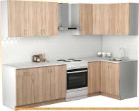 Кухня S-Company Клео лайт 1.2x2.2 правая (дуб сонома/дуб сонома) картинка