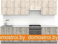 Кухня S-Company Клео крафт 2.8 (артвуд темный/артвуд светлый) картинка
