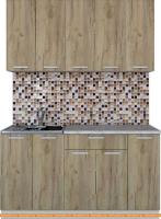 Кухня Интерлиния Мила Лайт 1.5 (дуб золотой) картинка