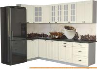 Кухня Интерлиния Мила Деко 1.2x2.8 (слоновая кость/кастилло темный) картинка