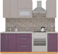 Кухня ВерсоМебель ВерсоЛайн 6-1.6 (кашемир/виола) картинка