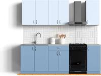 Кухня Сивирин-Компани Клео колор 1,8 (капри синий\лазурный) картинка