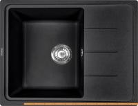 Кухонная мойка ZorG Torino 62 (черный опал) картинка