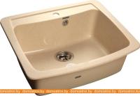 Кухонная мойка GranFest GF-S605 (бежевый) картинка