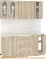 Кухня Кортекс-мебель Корнелия Ретро 1.7м (дуб сонома/мадрид) картинка