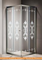 Душевой уголок Cezares Giubileo-A-2-90-Scorrevole-CP-Br картинка