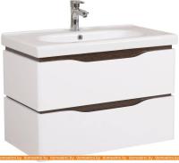 Тумба Аква Родос Венеция-А 80 ОР0000158 под умывальник Сити 80 (венге) картинка