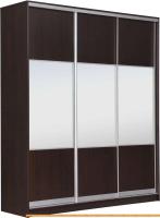 Шкаф-купе Рэйгрупп 203 VVX Elgon РГ-08.01 (венге/хром) картинка