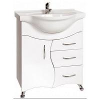 Тумба под умывальник Акваль Милана 75 [АМ.75.00.00.L] картинка