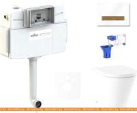 Унитаз Lavinia Boho Relfix Biore 5 в 1 87551043 (белый/светлое дерево стекло) картинка