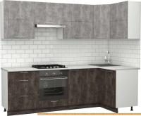 Кухня S-Company Клео крафт 1.2x2.5 правая (ателье темное/ателье светлое) картинка