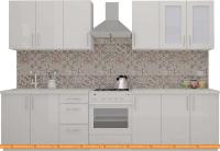 Кухня ВерсоМебель ВерсоЛайн 3-2.4 (белый 001) картинка