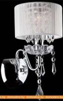 Светильник бра Евросвет 2045/1 хром/белый картинка