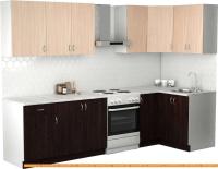 Кухня S-Company Клео лайт 1.2x2.3 правая (венге/дуб молочный) картинка