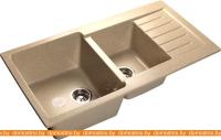 Кухонная мойка GranFest GF-P980KL (песочный) картинка