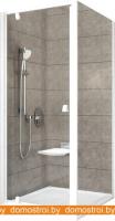 Душевой уголок Ravak Pivot PDOP2+PPS 100x100 (белый+белый/прозрачное) картинка